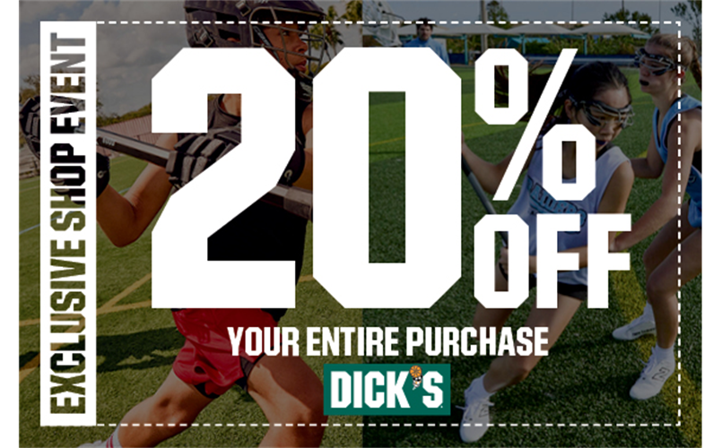 DICK'S Sporting Goods Shop Days 3/13-3/16